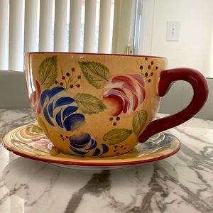 Ceramic Tea Cup Fruit Bowl